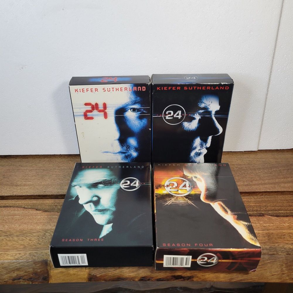 24 Series DVD Seasons 1-4, Kiefer Sutherland Jack Bauer  USA